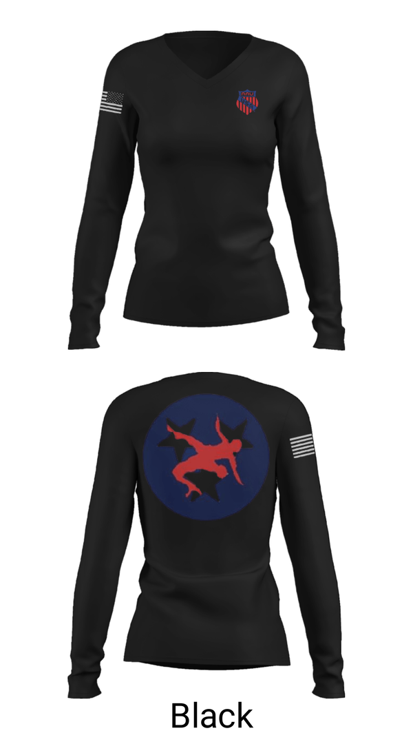 Women's Long Sleeve Vneck Shirt, Tennessee Aau Wrestling, Wrestling, Teamtime, Team time, sublimation, custom sports apparel, team uniforms, spirit wear, spiritwear, sports uniforms, custom shirts, team store, custom team store, fundraiser sports, apparel fundraiser