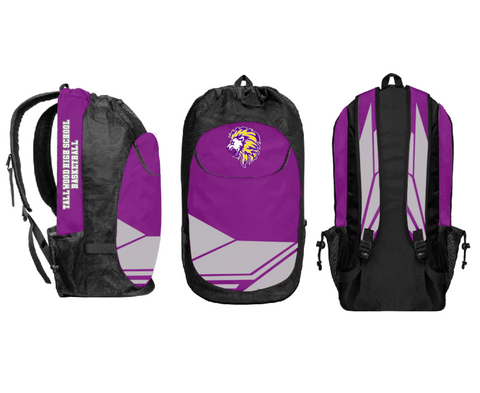 Gear Bag, Tallwood High School Basketball, Men's Basketball, Teamtime, Team time, sublimation, custom sports apparel, team uniforms, spirit wear, spiritwear, sports uniforms, custom shirts, team store, custom team store, fundraiser sports, apparel fundraiser