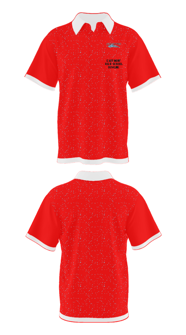 Short Sleeve Bowling Jersey, Eastmont High School Bowling, Bowling, Teamtime, Team time, sublimation, custom sports apparel, team uniforms, spirit wear, spiritwear, sports uniforms, custom shirts, team store, custom team store, fundraiser sports, apparel fundraiser