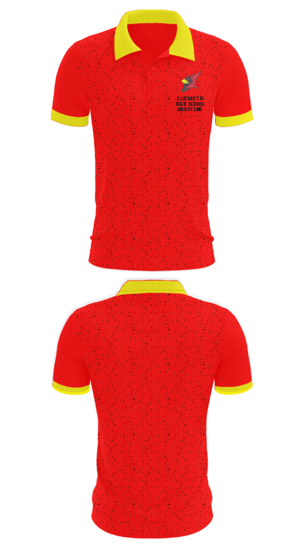 Short Sleeve Performance Polo, Elizabeth High School Wrestling, Wrestling, Teamtime, Team time, sublimation, custom sports apparel, team uniforms, spirit wear, spiritwear, sports uniforms, custom shirts, team store, custom team store, fundraiser sports, apparel fundraiser