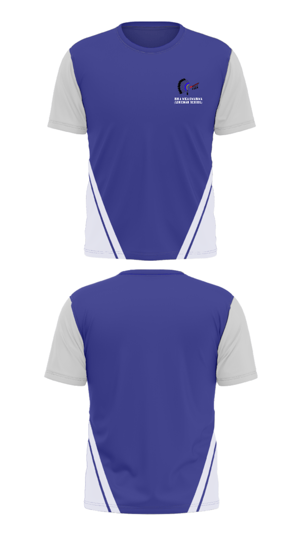 Short Sleeve Performance Shirt, Isna Wica Owayawa (Loneman School), Spirit Store, Teamtime, Team time, sublimation, custom sports apparel, team uniforms, spirit wear, spiritwear, sports uniforms, custom shirts, team store, custom team store, fundraiser sports, apparel fundraiser