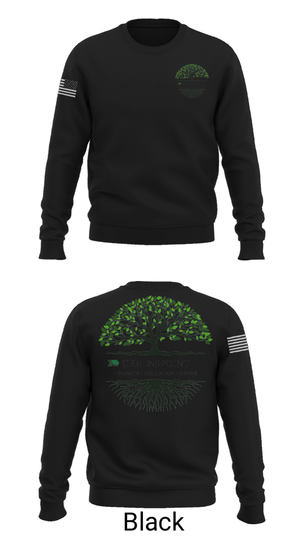 Crew Neck Sweatshirt, Greens point financial center, , Teamtime, Team time, sublimation, custom sports apparel, team uniforms, spirit wear, spiritwear, sports uniforms, custom shirts, team store, custom team store, fundraiser sports, apparel fundraiser