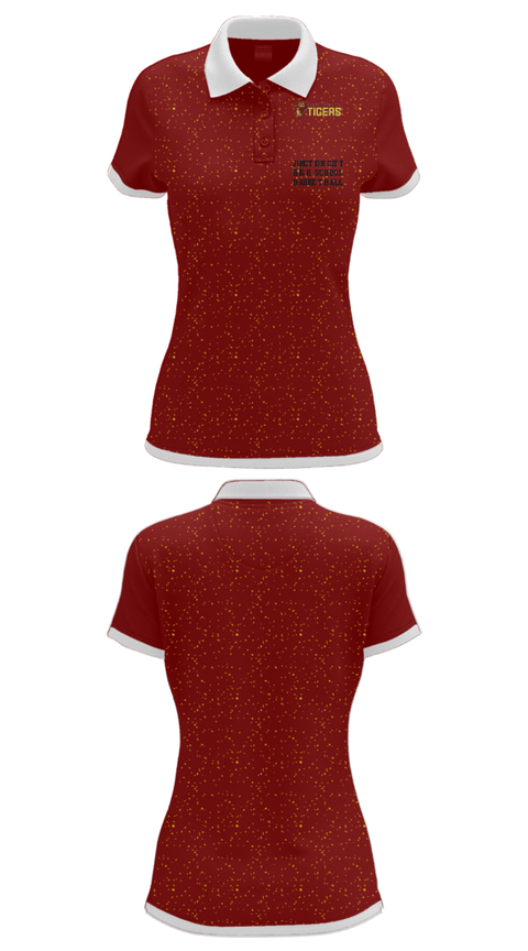 Women's Short Sleeve Performance Polo, Junction City High School Basketball, Men's Basketball, Teamtime, Team time, sublimation, custom sports apparel, team uniforms, spirit wear, spiritwear, sports uniforms, custom shirts, team store, custom team store, fundraiser sports, apparel fundraiser