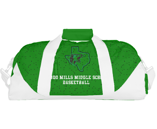 Duffle Bag, Caddo Mills Middle School Basketball, Men's Basketball, Teamtime, Team time, sublimation, custom sports apparel, team uniforms, spirit wear, spiritwear, sports uniforms, custom shirts, team store, custom team store, fundraiser sports, apparel fundraiser