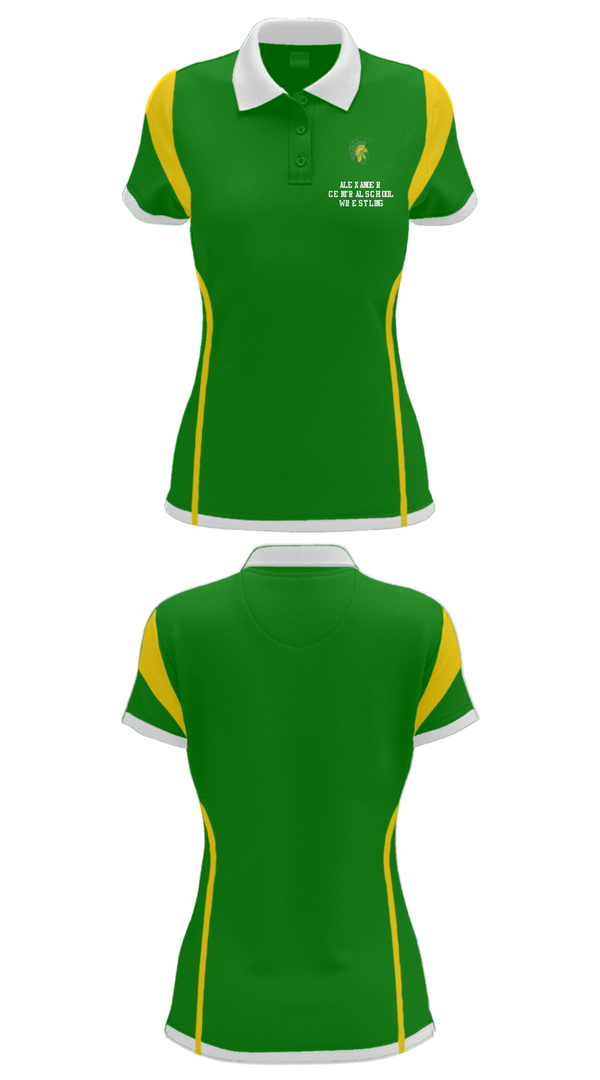 Women's Short Sleeve Performance Polo, Alexander Central School Wrestling, Wrestling, Teamtime, Team time, sublimation, custom sports apparel, team uniforms, spirit wear, spiritwear, sports uniforms, custom shirts, team store, custom team store, fundraiser sports, apparel fundraiser