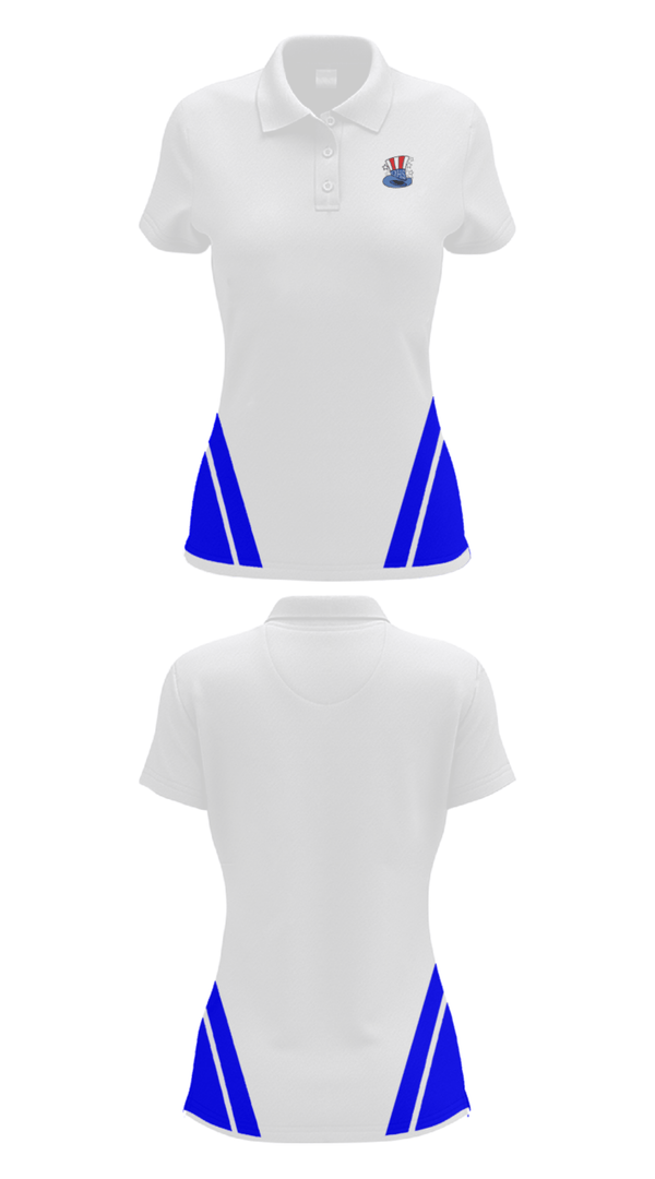 Women's Short Sleeve Performance Polo, Quincy High School Swimming, Swimming, Teamtime, Team time, sublimation, custom sports apparel, team uniforms, spirit wear, spiritwear, sports uniforms, custom shirts, team store, custom team store, fundraiser sports, apparel fundraiser