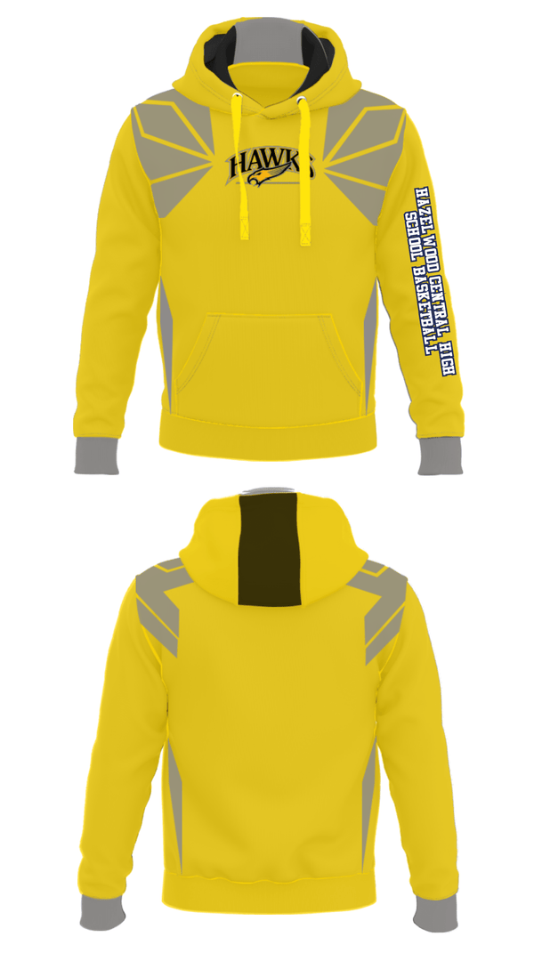 Hoodie, Hazelwood Central High School Basketball, Women's Basketball, Teamtime, Team time, sublimation, custom sports apparel, team uniforms, spirit wear, spiritwear, sports uniforms, custom shirts, team store, custom team store, fundraiser sports, apparel fundraiser