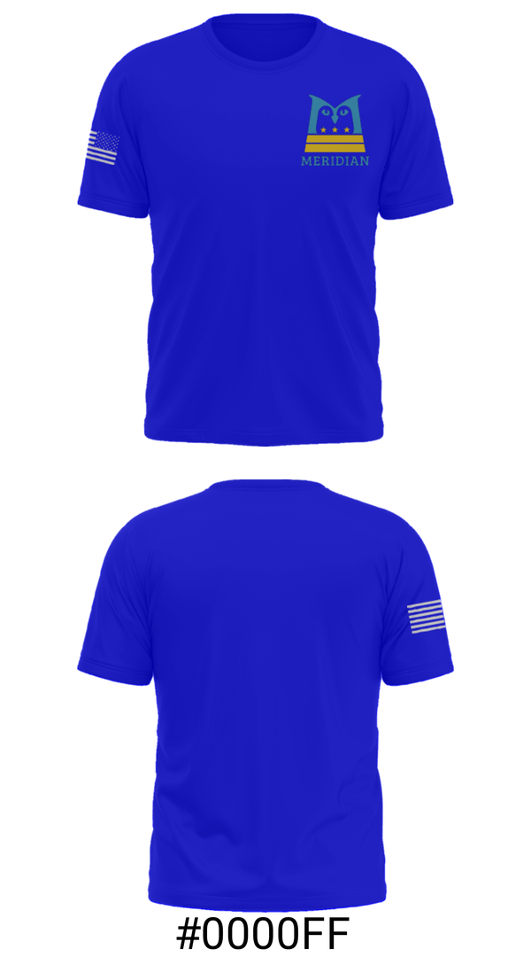 Short Sleeve Performance Shirt, Meridian Public Charter School, Spirit Store, Teamtime, Team time, sublimation, custom sports apparel, team uniforms, spirit wear, spiritwear, sports uniforms, custom shirts, team store, custom team store, fundraiser sports, apparel fundraiser