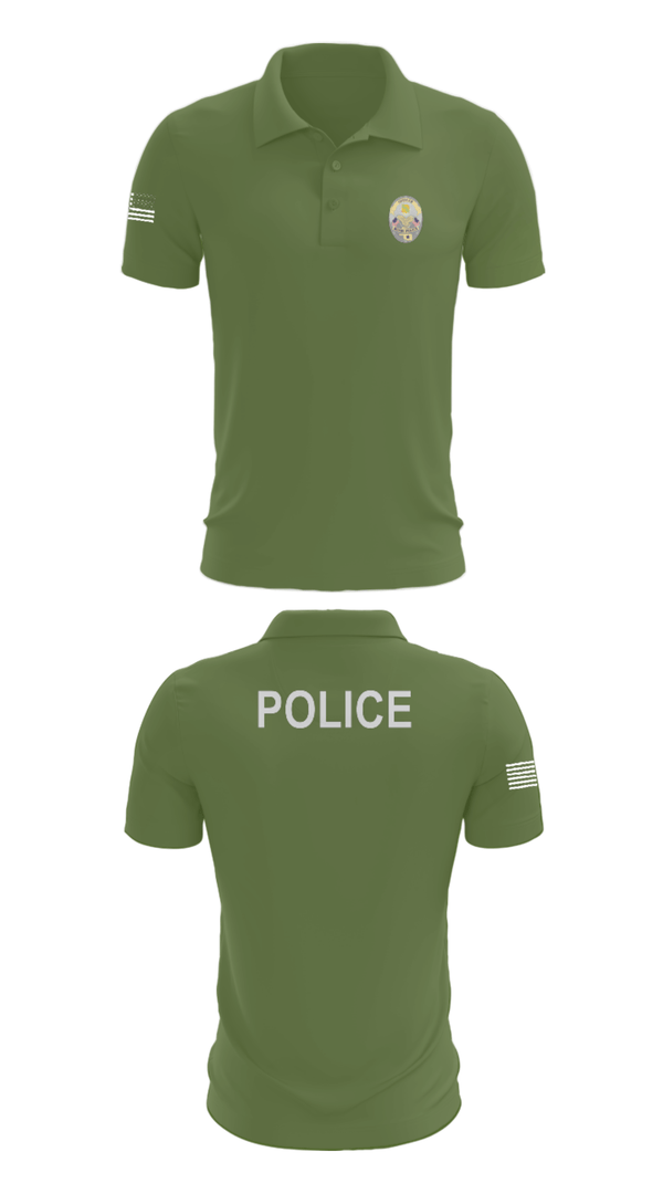 Short Sleeve Performance Polo, Miami Police Department, Police, Teamtime, Team time, sublimation, custom sports apparel, team uniforms, spirit wear, spiritwear, sports uniforms, custom shirts, team store, custom team store, fundraiser sports, apparel fundraiser