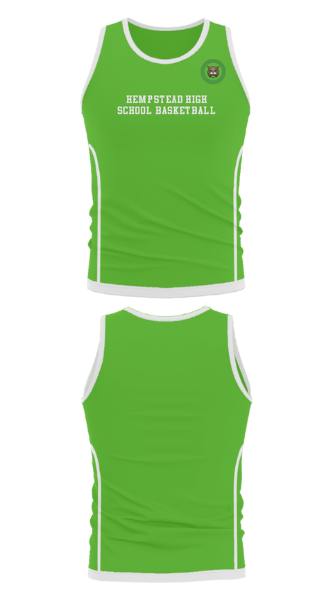 Tank Top, Hempstead High School Basketball, Women's Basketball, Teamtime, Team time, sublimation, custom sports apparel, team uniforms, spirit wear, spiritwear, sports uniforms, custom shirts, team store, custom team store, fundraiser sports, apparel fundraiser