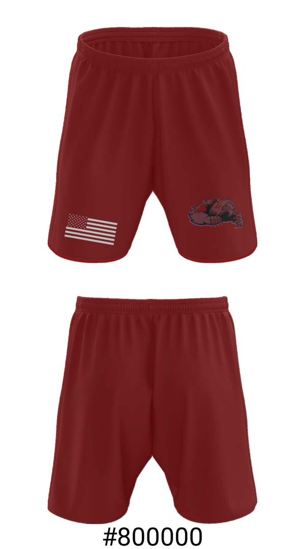 Athletic Shorts With Pockets, West Wendover Senior High School Wrestling, Wrestling, Teamtime, Team time, sublimation, custom sports apparel, team uniforms, spirit wear, spiritwear, sports uniforms, custom shirts, team store, custom team store, fundraiser sports, apparel fundraiser