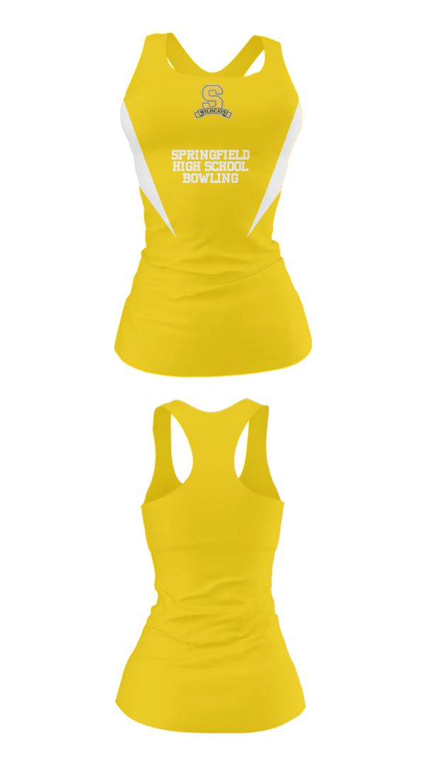 Tank Top, Springfield High School Bowling, Bowling, Teamtime, Team time, sublimation, custom sports apparel, team uniforms, spirit wear, spiritwear, sports uniforms, custom shirts, team store, custom team store, fundraiser sports, apparel fundraiser