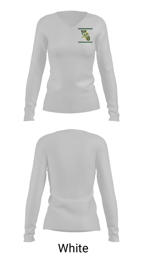 Women's Long Sleeve Vneck Shirt, White Oak High School Wrestling, Wrestling, Teamtime, Team time, sublimation, custom sports apparel, team uniforms, spirit wear, spiritwear, sports uniforms, custom shirts, team store, custom team store, fundraiser sports, apparel fundraiser