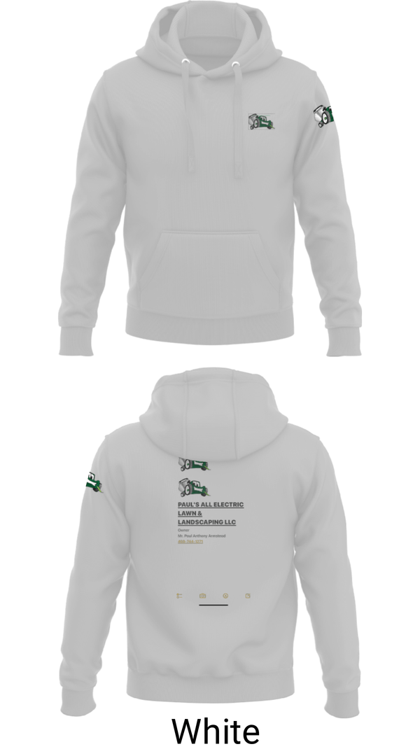 Hoodie, PAUL’S ALL ELECTRIC LAWN & LANDSCAPING, , Teamtime, Team time, sublimation, custom sports apparel, team uniforms, spirit wear, spiritwear, sports uniforms, custom shirts, team store, custom team store, fundraiser sports, apparel fundraiser