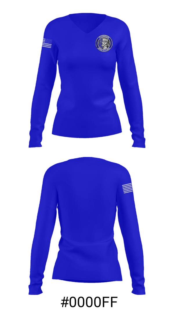 Women's Long Sleeve Vneck Shirt, Simon Kenton High School Wrestling, Wrestling, Teamtime, Team time, sublimation, custom sports apparel, team uniforms, spirit wear, spiritwear, sports uniforms, custom shirts, team store, custom team store, fundraiser sports, apparel fundraiser