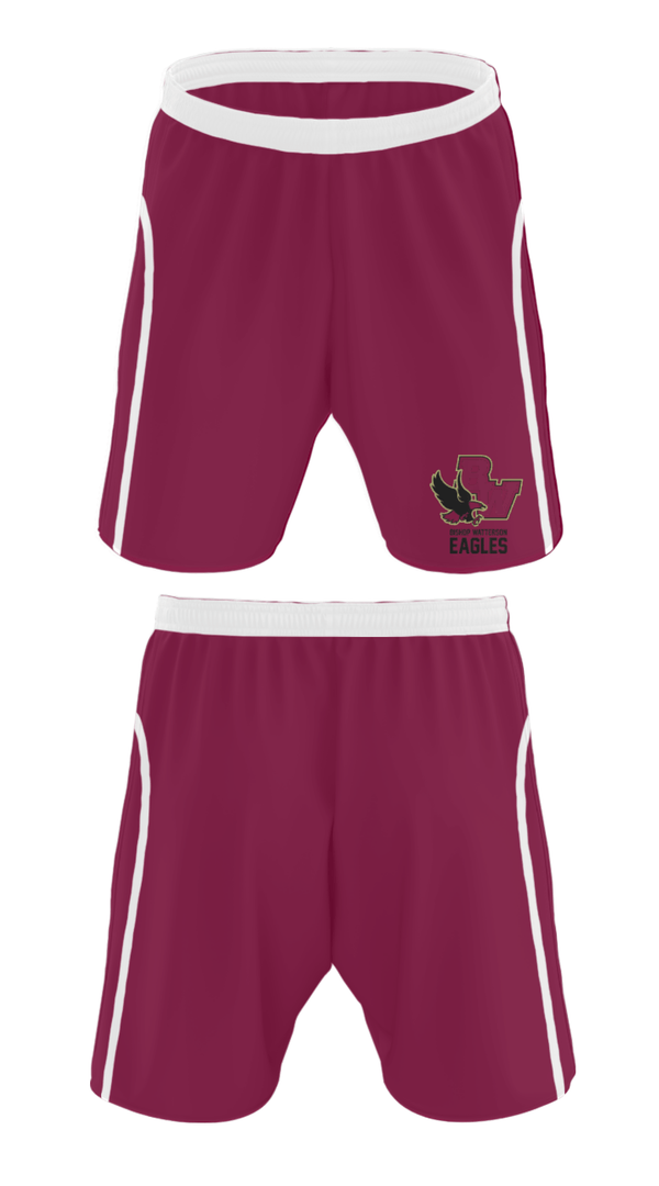 Athletic Shorts With Pockets, Bishop Watterson High School Basketball, Women's Basketball, Teamtime, Team time, sublimation, custom sports apparel, team uniforms, spirit wear, spiritwear, sports uniforms, custom shirts, team store, custom team store, fundraiser sports, apparel fundraiser