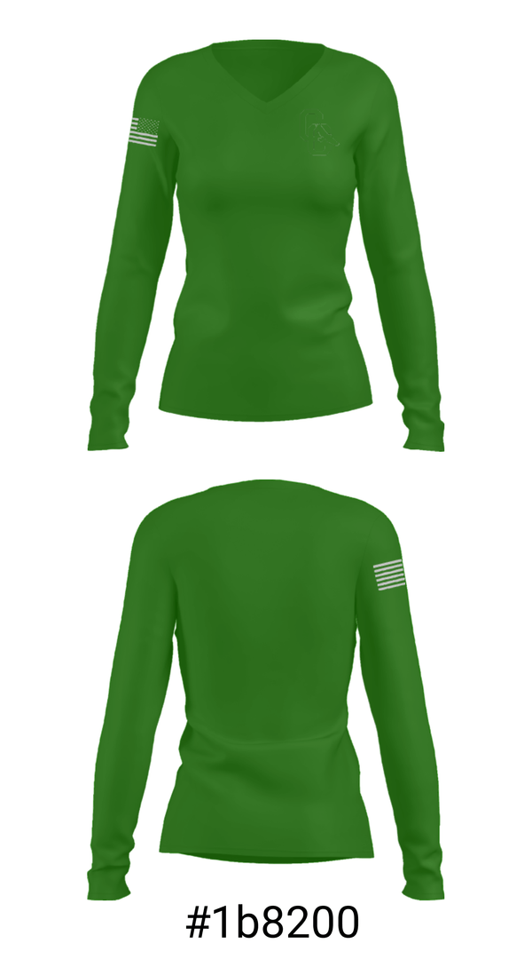 Women's Long Sleeve Vneck Shirt, Classic City High School, Spirit Store, Teamtime, Team time, sublimation, custom sports apparel, team uniforms, spirit wear, spiritwear, sports uniforms, custom shirts, team store, custom team store, fundraiser sports, apparel fundraiser