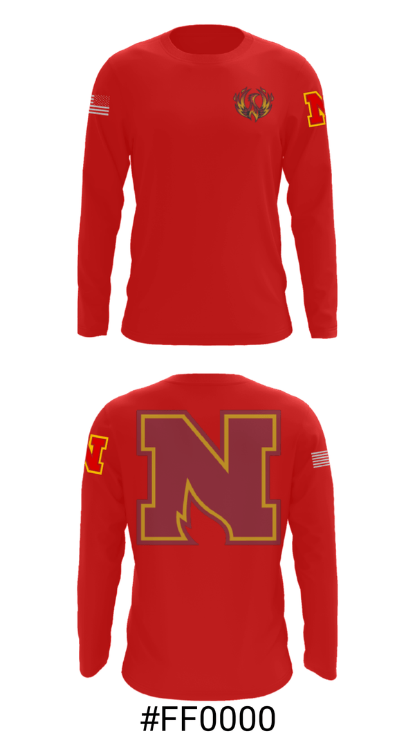 Long Sleeve Performance Shirt, Northgate Senior High School Basketball, Men's Basketball, Teamtime, Team time, sublimation, custom sports apparel, team uniforms, spirit wear, spiritwear, sports uniforms, custom shirts, team store, custom team store, fundraiser sports, apparel fundraiser