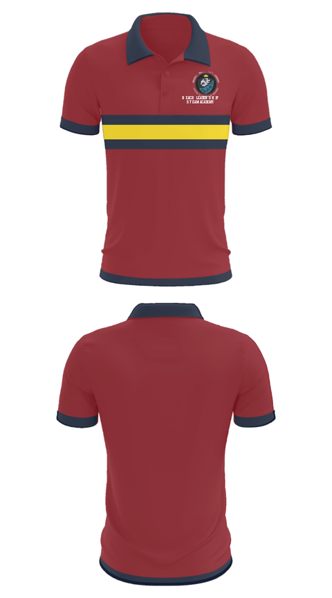 Short Sleeve Performance Polo, Reach Leadership Steam Academy, Spirit Store, Teamtime, Team time, sublimation, custom sports apparel, team uniforms, spirit wear, spiritwear, sports uniforms, custom shirts, team store, custom team store, fundraiser sports, apparel fundraiser