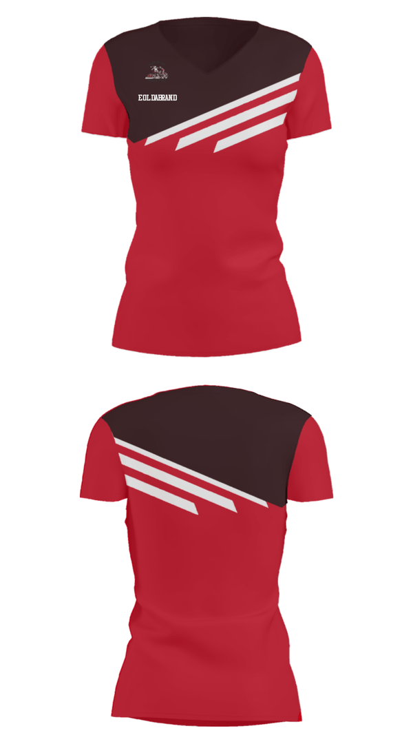 Women's Short Sleeve Vneck Shirt, EOLdaBRANDEOLdaBRAND, , Teamtime, Team time, sublimation, custom sports apparel, team uniforms, spirit wear, spiritwear, sports uniforms, custom shirts, team store, custom team store, fundraiser sports, apparel fundraiser