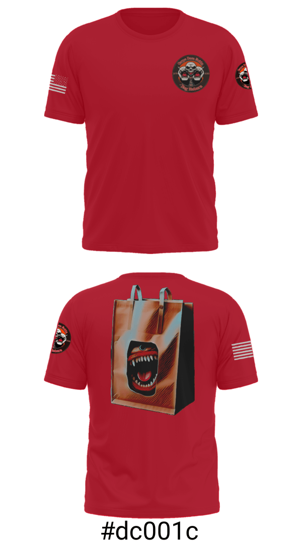 Short Sleeve Performance Shirt, The A.Z. Bag Eaters, Football, Teamtime, Team time, sublimation, custom sports apparel, team uniforms, spirit wear, spiritwear, sports uniforms, custom shirts, team store, custom team store, fundraiser sports, apparel fundraiser