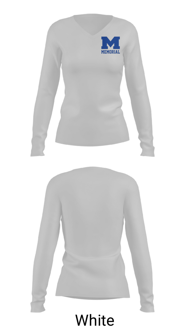 Women's Long Sleeve Vneck Shirt, Reitz Memorial High School, Spirit Store, Teamtime, Team time, sublimation, custom sports apparel, team uniforms, spirit wear, spiritwear, sports uniforms, custom shirts, team store, custom team store, fundraiser sports, apparel fundraiser