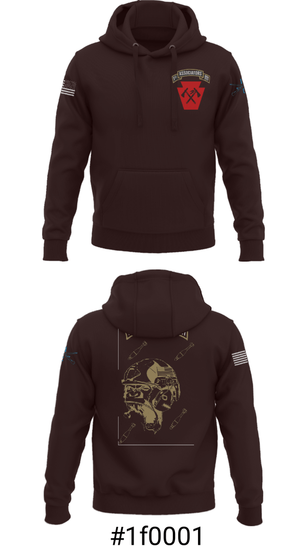 Hoodie, 1-111th IN BN 38506759, Army, Teamtime, Team time, sublimation, custom sports apparel, team uniforms, spirit wear, spiritwear, sports uniforms, custom shirts, team store, custom team store, fundraiser sports, apparel fundraiser