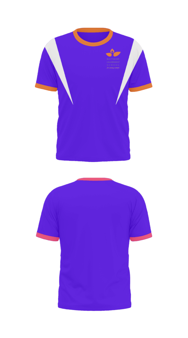 Short Sleeve Performance Shirt, Baltimore Leadership School For Young Women, Spirit Store, Teamtime, Team time, sublimation, custom sports apparel, team uniforms, spirit wear, spiritwear, sports uniforms, custom shirts, team store, custom team store, fundraiser sports, apparel fundraiser