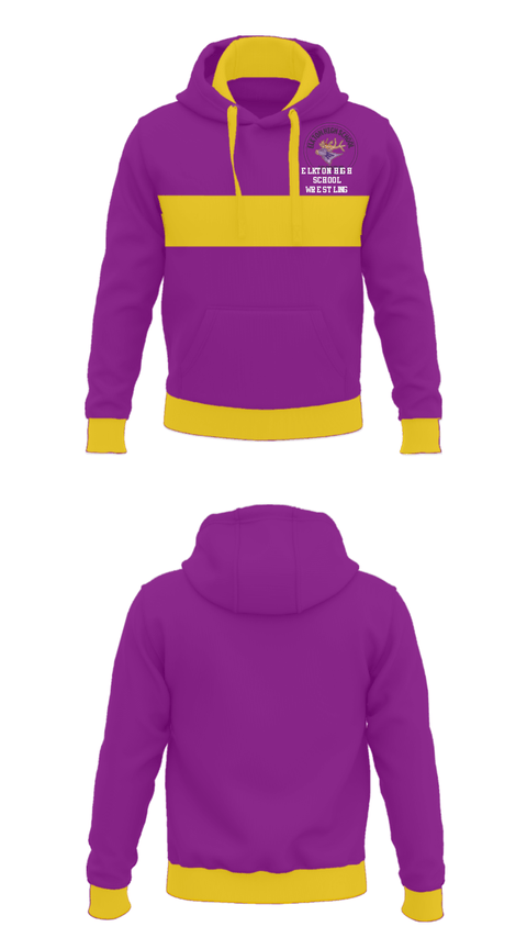Hoodie, Elkton High School Wrestling, Wrestling, Teamtime, Team time, sublimation, custom sports apparel, team uniforms, spirit wear, spiritwear, sports uniforms, custom shirts, team store, custom team store, fundraiser sports, apparel fundraiser