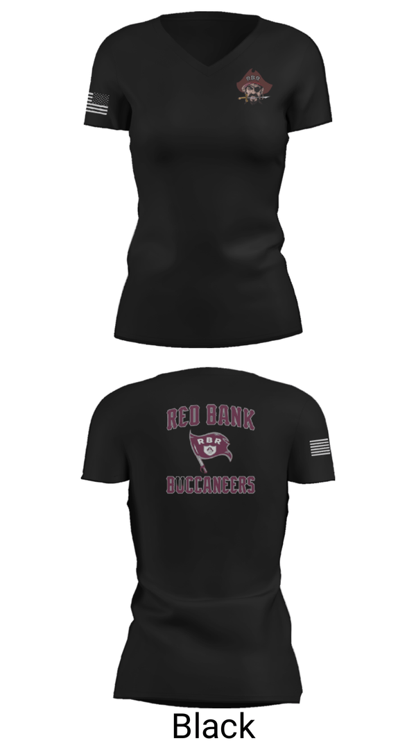 Women's Short Sleeve Vneck Shirt, Red Bank Regional High School Basketball, Women's Basketball, Teamtime, Team time, sublimation, custom sports apparel, team uniforms, spirit wear, spiritwear, sports uniforms, custom shirts, team store, custom team store, fundraiser sports, apparel fundraiser