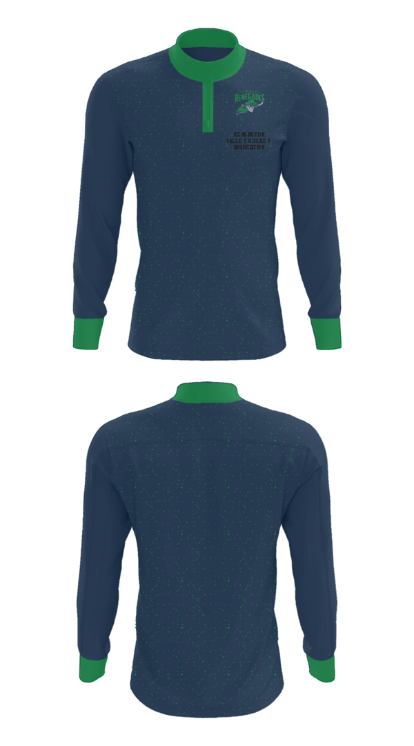 Quarter Zip Jacket, Kensington Valley Hockey Association, Ice Hockey, Teamtime, Team time, sublimation, custom sports apparel, team uniforms, spirit wear, spiritwear, sports uniforms, custom shirts, team store, custom team store, fundraiser sports, apparel fundraiser