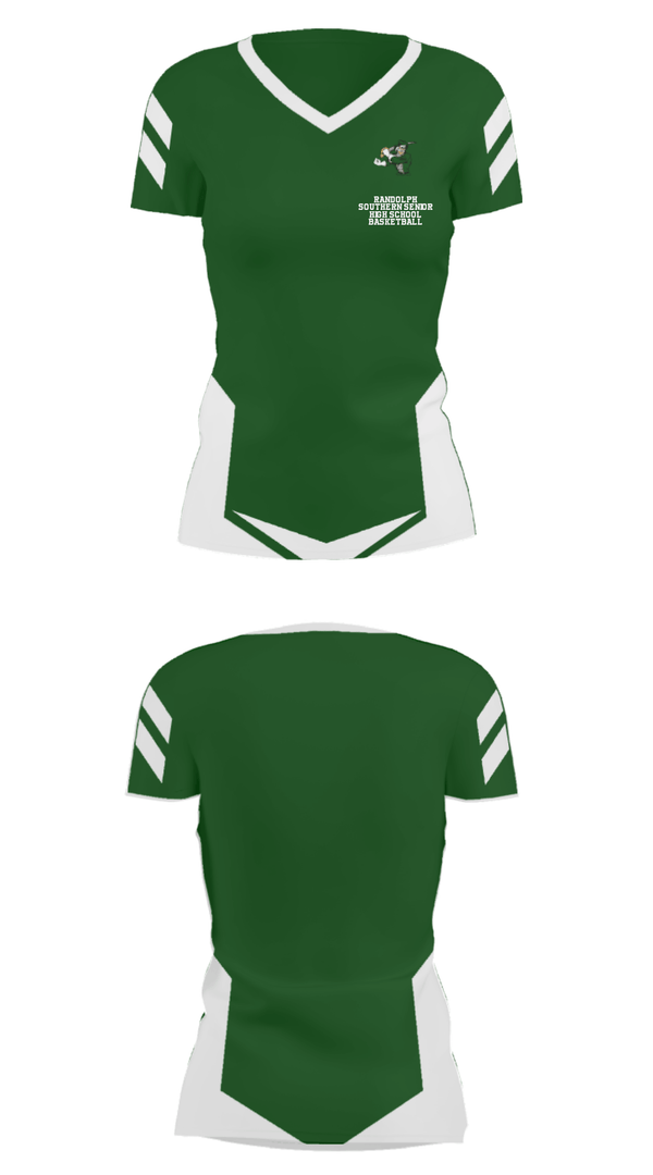 Women's Short Sleeve Vneck Shirt, Randolph Southern Senior High School Basketball, Men's Basketball, Teamtime, Team time, sublimation, custom sports apparel, team uniforms, spirit wear, spiritwear, sports uniforms, custom shirts, team store, custom team store, fundraiser sports, apparel fundraiser