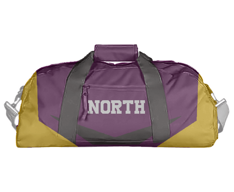 Duffle Bag, North, Women's Volleyball, Teamtime, Team time, sublimation, custom sports apparel, team uniforms, spirit wear, spiritwear, sports uniforms, custom shirts, team store, custom team store, fundraiser sports, apparel fundraiser