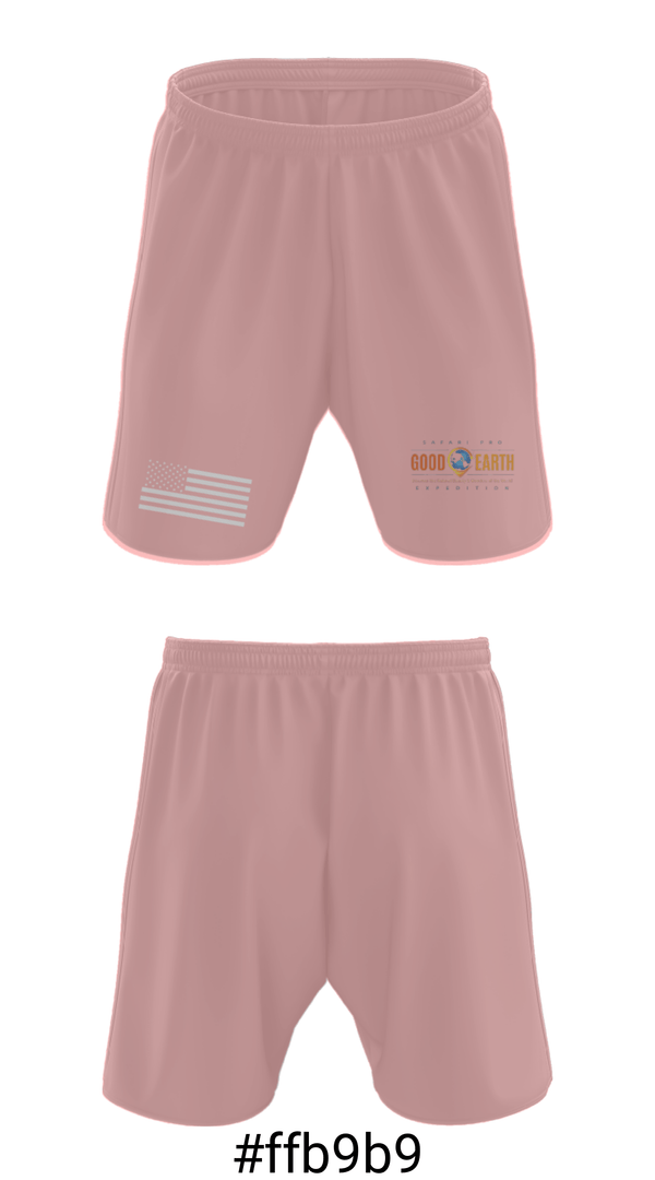 Athletic Shorts With Pockets, Good Earth Expedition, , Teamtime, Team time, sublimation, custom sports apparel, team uniforms, spirit wear, spiritwear, sports uniforms, custom shirts, team store, custom team store, fundraiser sports, apparel fundraiser