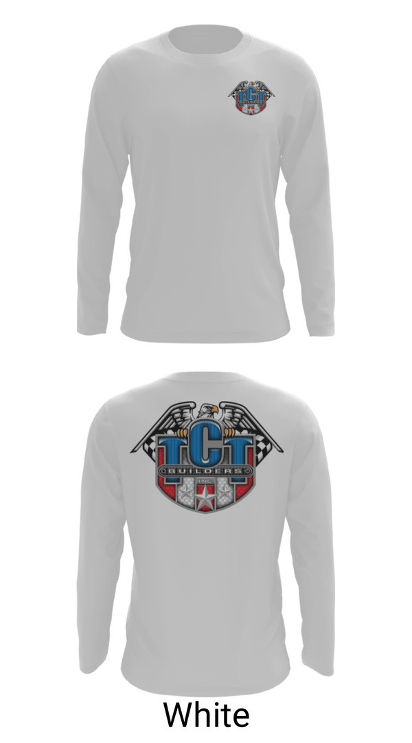 Long Sleeve Performance Shirt, TCT Builders Inc., , Teamtime, Team time, sublimation, custom sports apparel, team uniforms, spirit wear, spiritwear, sports uniforms, custom shirts, team store, custom team store, fundraiser sports, apparel fundraiser