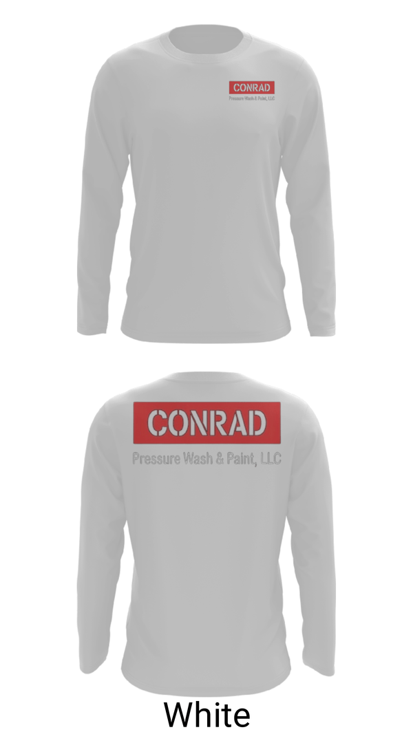 Long Sleeve Performance Shirt, Conrad Pressure Wash & Paint, , Teamtime, Team time, sublimation, custom sports apparel, team uniforms, spirit wear, spiritwear, sports uniforms, custom shirts, team store, custom team store, fundraiser sports, apparel fundraiser