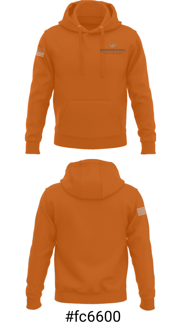 Hoodie, Resurgence Hall Charter School, Spirit Store, Teamtime, Team time, sublimation, custom sports apparel, team uniforms, spirit wear, spiritwear, sports uniforms, custom shirts, team store, custom team store, fundraiser sports, apparel fundraiser