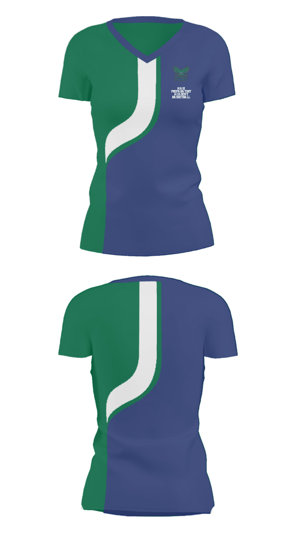 Women's Short Sleeve Vneck Shirt, Maui Preparatory Academy Basketball, Wrestling, Teamtime, Team time, sublimation, custom sports apparel, team uniforms, spirit wear, spiritwear, sports uniforms, custom shirts, team store, custom team store, fundraiser sports, apparel fundraiser