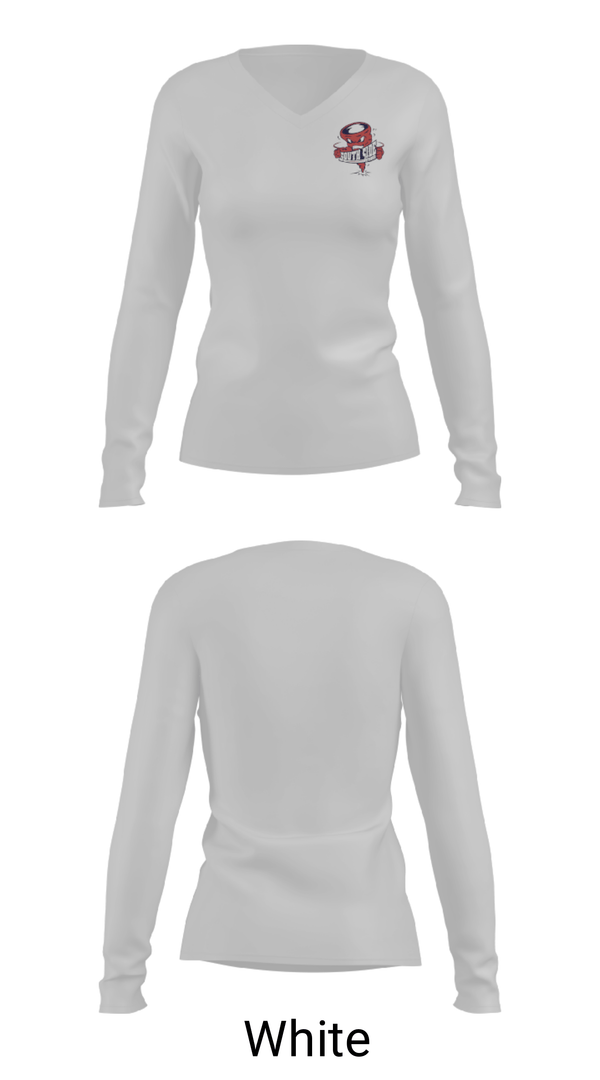 Women's Long Sleeve Vneck Shirt, South Side High School Wrestling, Wrestling, Teamtime, Team time, sublimation, custom sports apparel, team uniforms, spirit wear, spiritwear, sports uniforms, custom shirts, team store, custom team store, fundraiser sports, apparel fundraiser