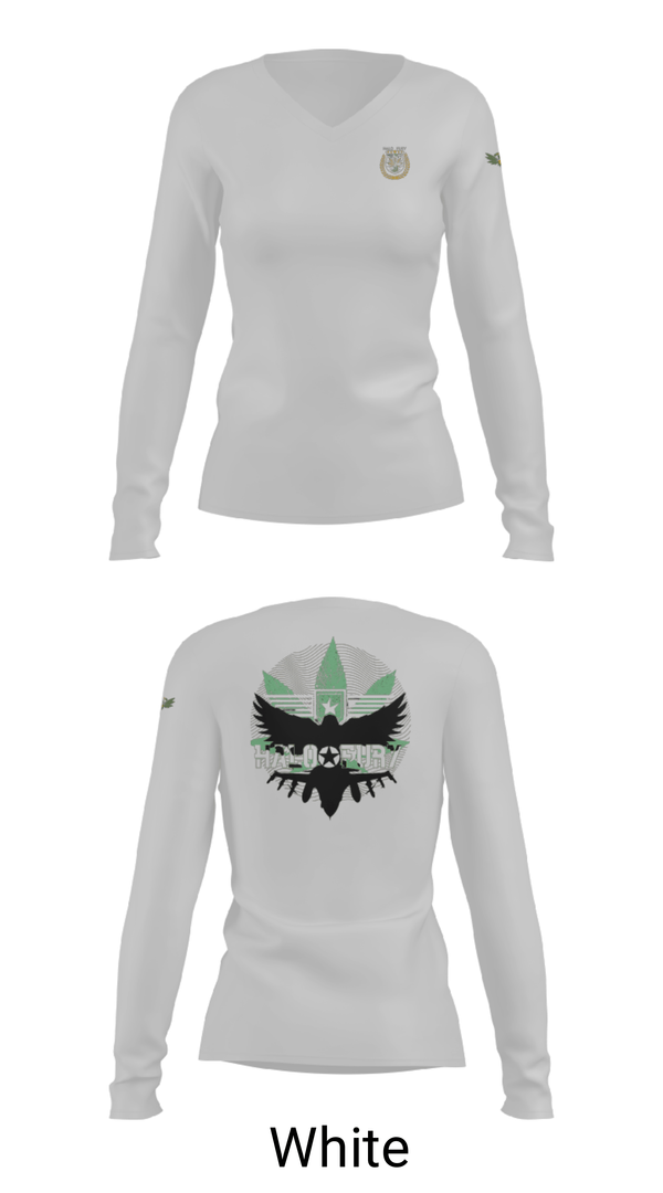 Women's Long Sleeve Vneck Shirt, HALO-FURY, , Teamtime, Team time, sublimation, custom sports apparel, team uniforms, spirit wear, spiritwear, sports uniforms, custom shirts, team store, custom team store, fundraiser sports, apparel fundraiser