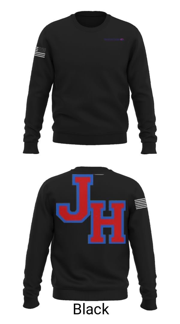 Crew Neck Sweatshirt, Jonesboro-Hodge High School Basketball, Women's Basketball, Teamtime, Team time, sublimation, custom sports apparel, team uniforms, spirit wear, spiritwear, sports uniforms, custom shirts, team store, custom team store, fundraiser sports, apparel fundraiser