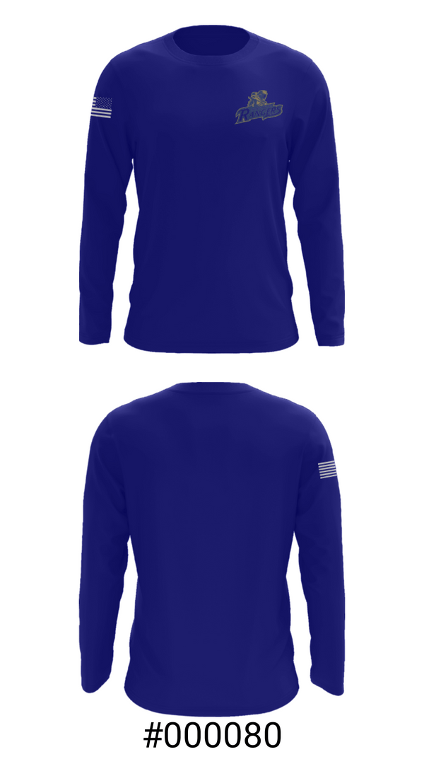 Long Sleeve Performance Shirt, Northwest Area High School, Spirit Store, Teamtime, Team time, sublimation, custom sports apparel, team uniforms, spirit wear, spiritwear, sports uniforms, custom shirts, team store, custom team store, fundraiser sports, apparel fundraiser