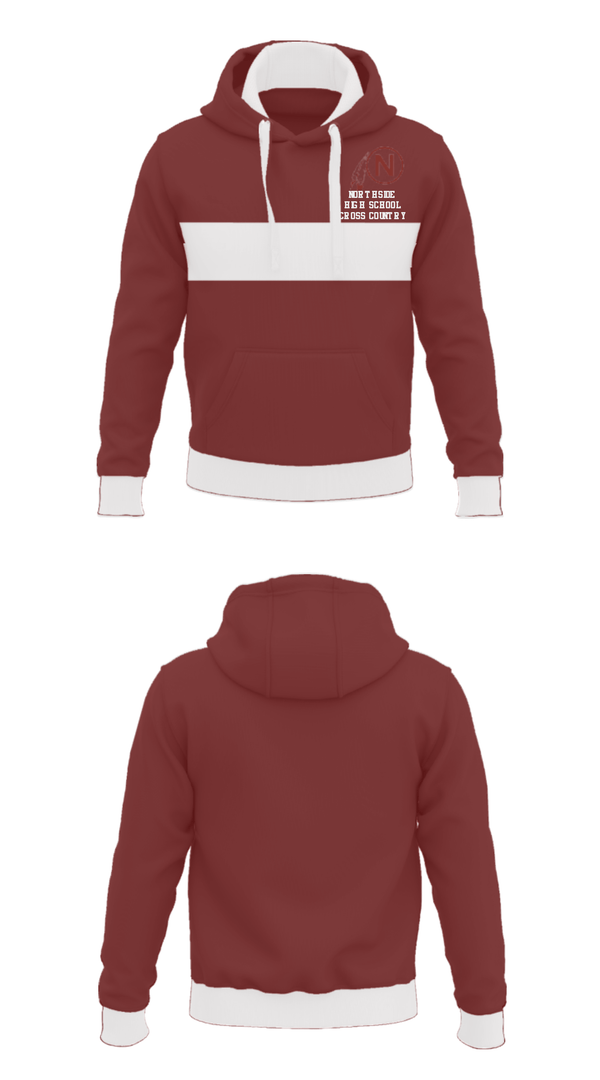 Hoodie, Northside High School Cross Country, Cross Country, Teamtime, Team time, sublimation, custom sports apparel, team uniforms, spirit wear, spiritwear, sports uniforms, custom shirts, team store, custom team store, fundraiser sports, apparel fundraiser