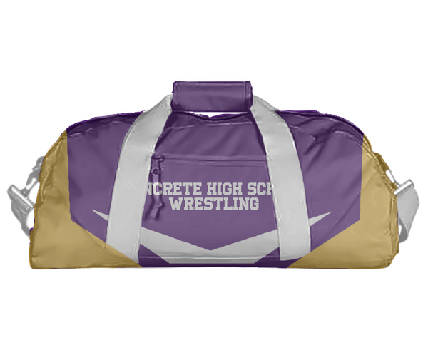 Duffle Bag, Concrete High School Wrestling, Wrestling, Teamtime, Team time, sublimation, custom sports apparel, team uniforms, spirit wear, spiritwear, sports uniforms, custom shirts, team store, custom team store, fundraiser sports, apparel fundraiser