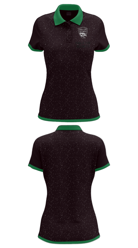 Women's Short Sleeve Performance Polo, Eagle Eye Security, , Teamtime, Team time, sublimation, custom sports apparel, team uniforms, spirit wear, spiritwear, sports uniforms, custom shirts, team store, custom team store, fundraiser sports, apparel fundraiser