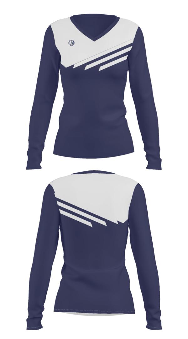 Women's Long Sleeve Vneck Shirt, Peterborough Youth Basketball Association, Men's Basketball, Teamtime, Team time, sublimation, custom sports apparel, team uniforms, spirit wear, spiritwear, sports uniforms, custom shirts, team store, custom team store, fundraiser sports, apparel fundraiser