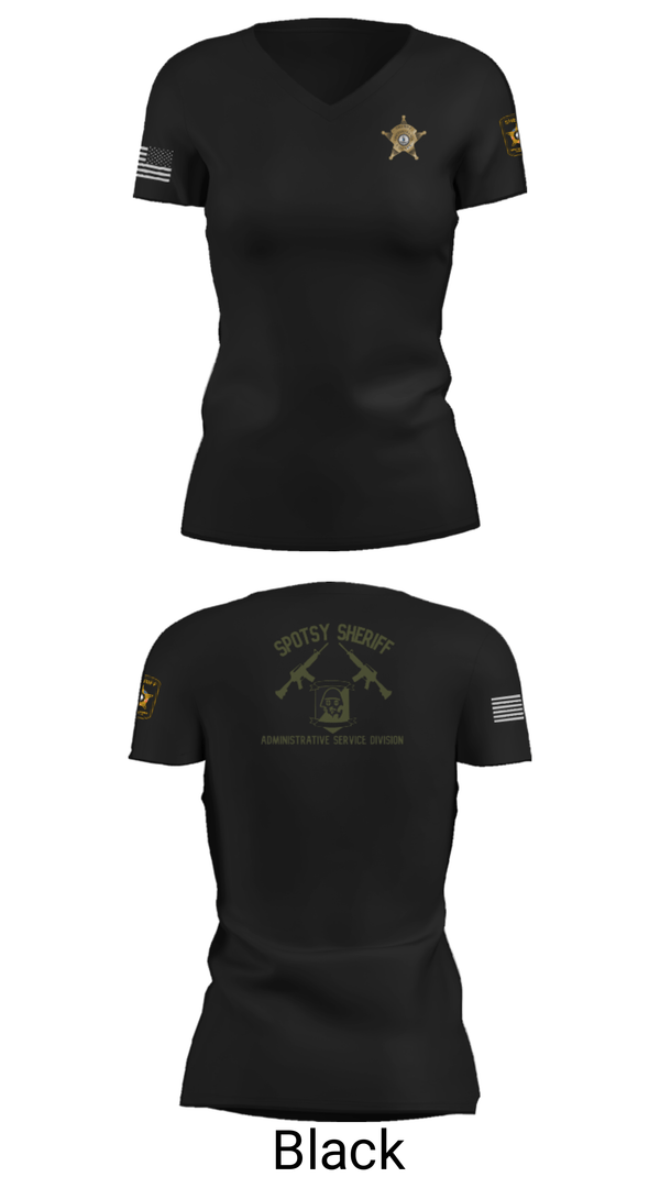 Women's Short Sleeve Vneck Shirt, , Police, Teamtime, Team time, sublimation, custom sports apparel, team uniforms, spirit wear, spiritwear, sports uniforms, custom shirts, team store, custom team store, fundraiser sports, apparel fundraiser