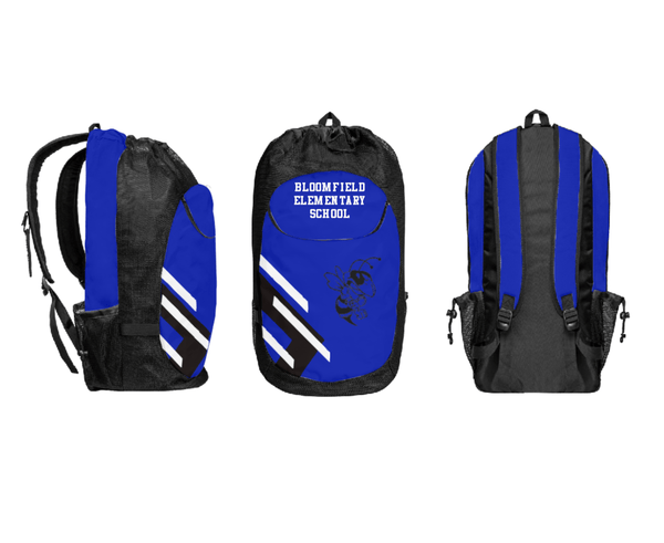Gear Bag, Bloomfield Elementary School, Spirit Store, Teamtime, Team time, sublimation, custom sports apparel, team uniforms, spirit wear, spiritwear, sports uniforms, custom shirts, team store, custom team store, fundraiser sports, apparel fundraiser