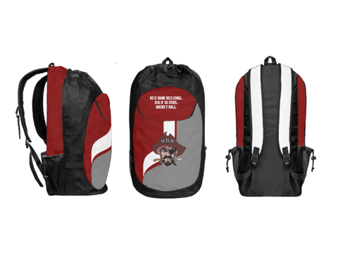 Gear Bag, Red Bank Regional High School Basketball, Women's Basketball, Teamtime, Team time, sublimation, custom sports apparel, team uniforms, spirit wear, spiritwear, sports uniforms, custom shirts, team store, custom team store, fundraiser sports, apparel fundraiser
