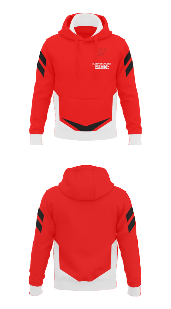Hoodie, Screven County High School Basketball, Women's Basketball, Teamtime, Team time, sublimation, custom sports apparel, team uniforms, spirit wear, spiritwear, sports uniforms, custom shirts, team store, custom team store, fundraiser sports, apparel fundraiser